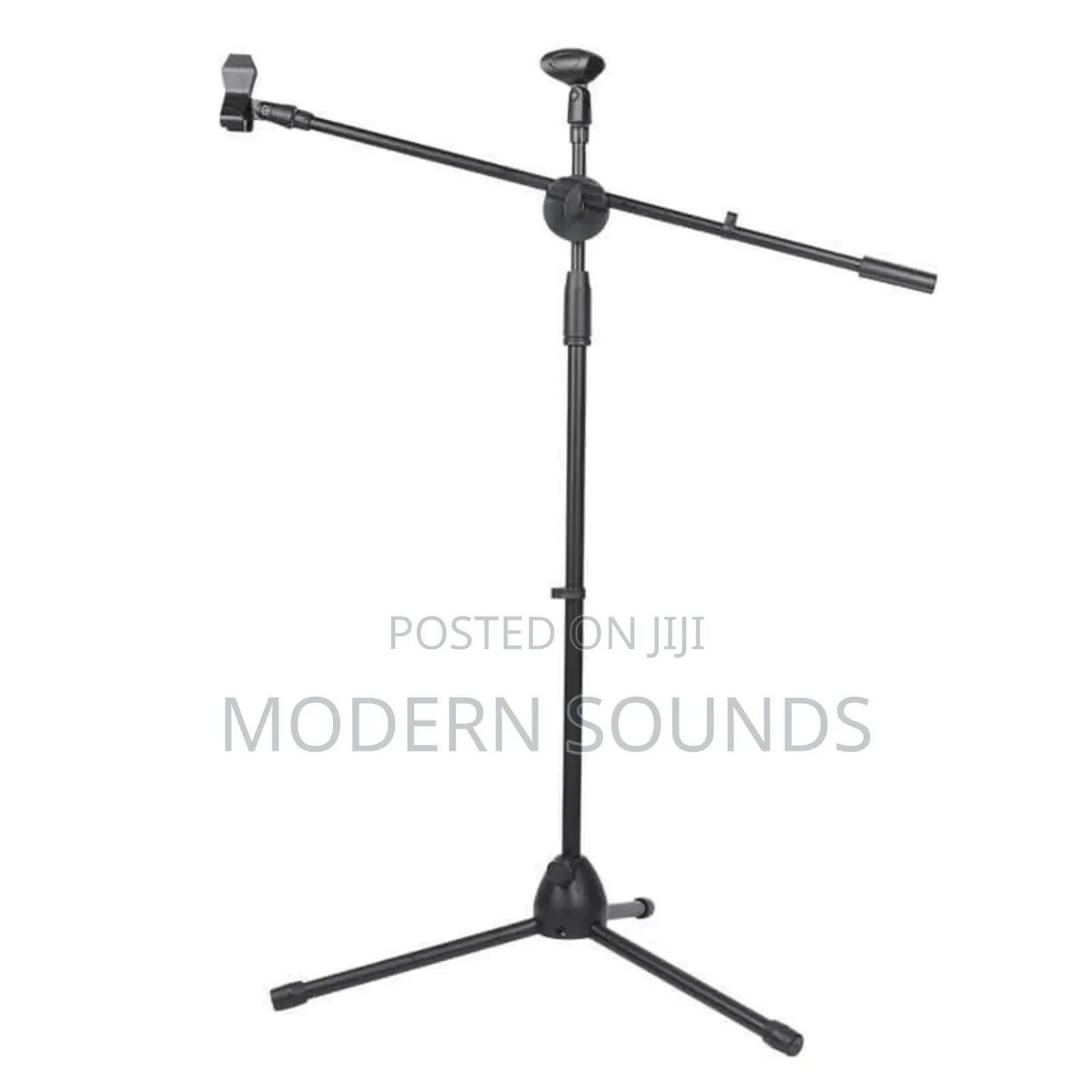 Height-Adjustable Tripod Boom Microphone Stand