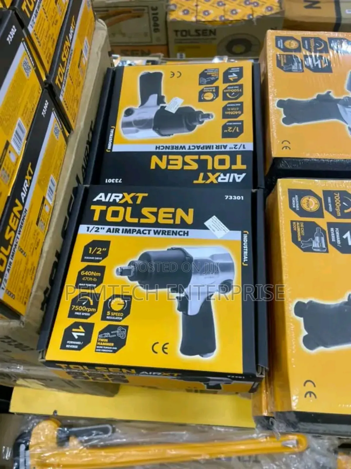 Tolsen 1/2" Industrial Air Impact Wrench (Model 73301).