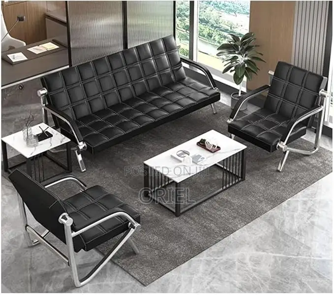 Office Waiting Sofa-Set : Corporate 5-Seater Reception Sofa-Set
