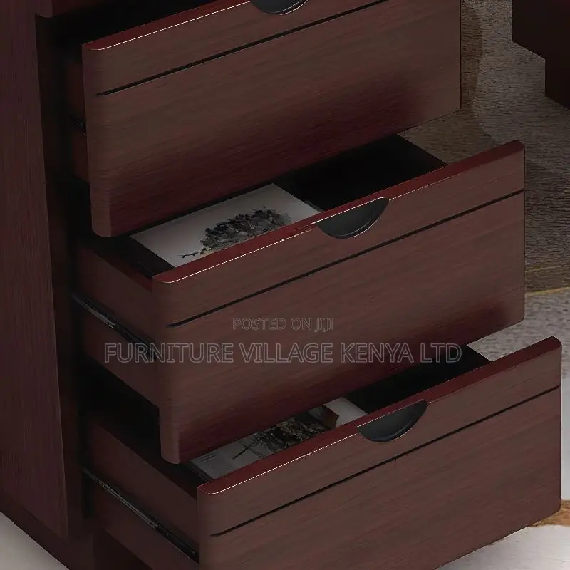 Office Cabinet; 2 Door Mahogany File Office Cabinet