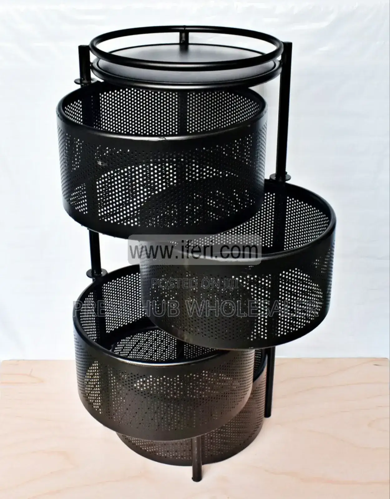 4-Tier Rotating Kitchen Storage Rack