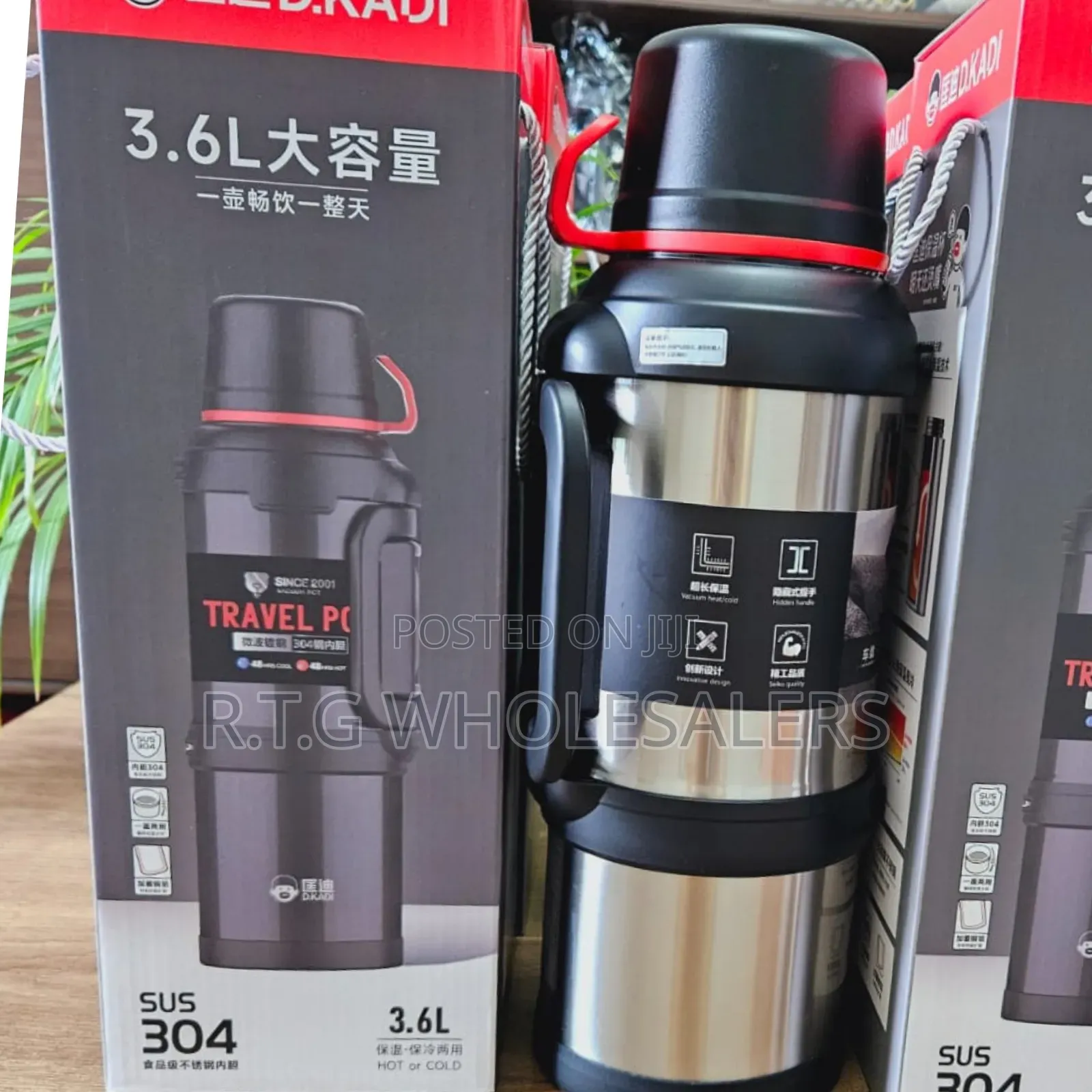 Kd Carpto 4.0l Vacuum Flask – Premium Insulated Bottle