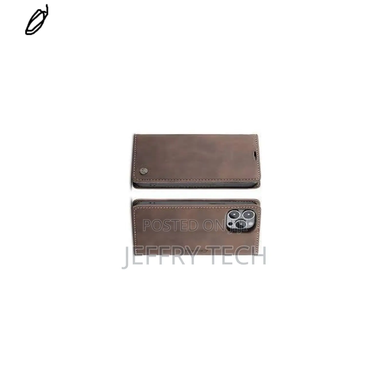 Techkil Caseme Flip Leather Case for iPhone 13 Pro Max