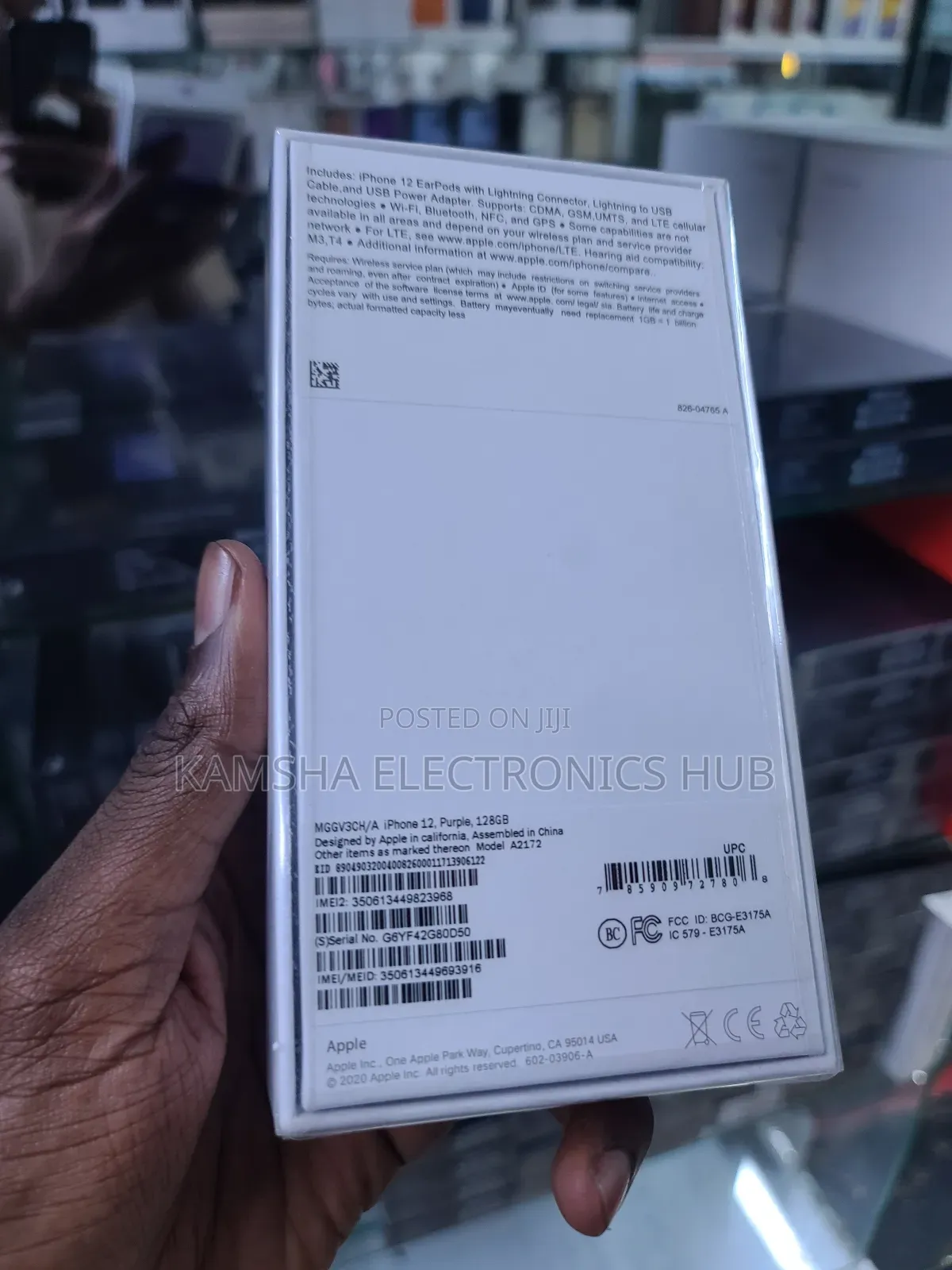 New Apple iPhone 12 128 GB Purple