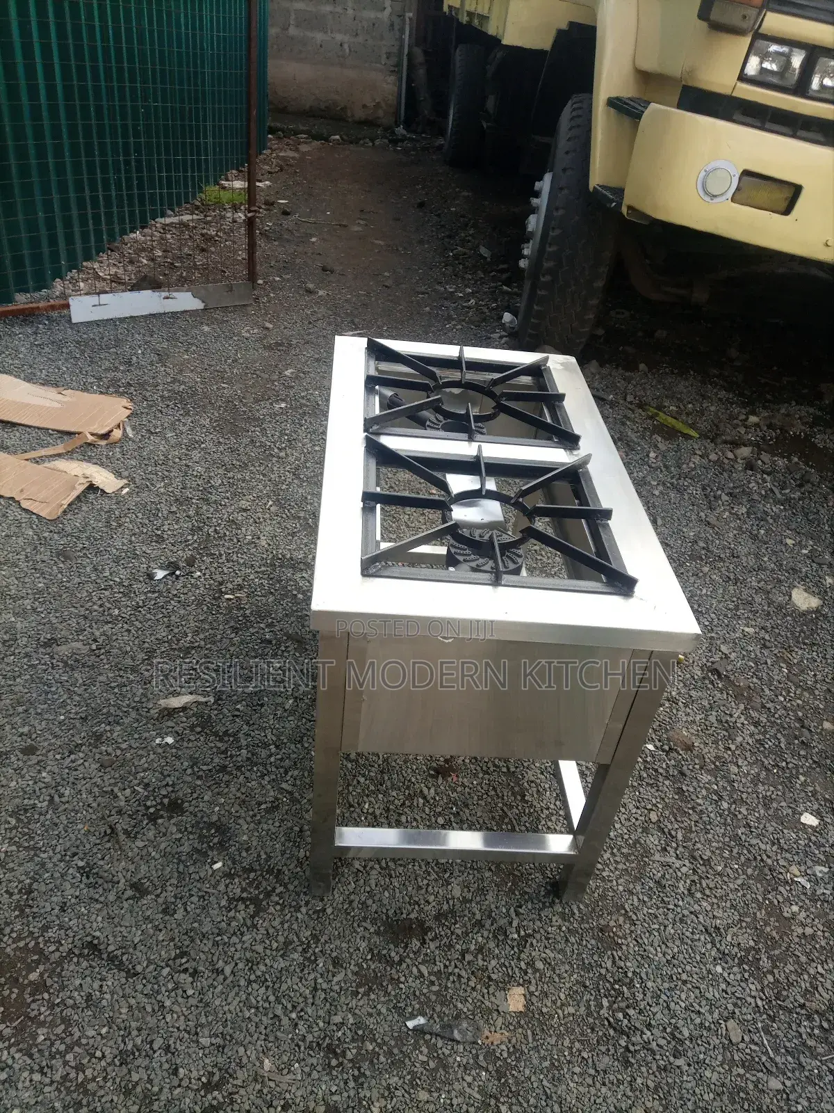 2 Burner Lp Gas Cooker Heavy Duty Stainless Steel