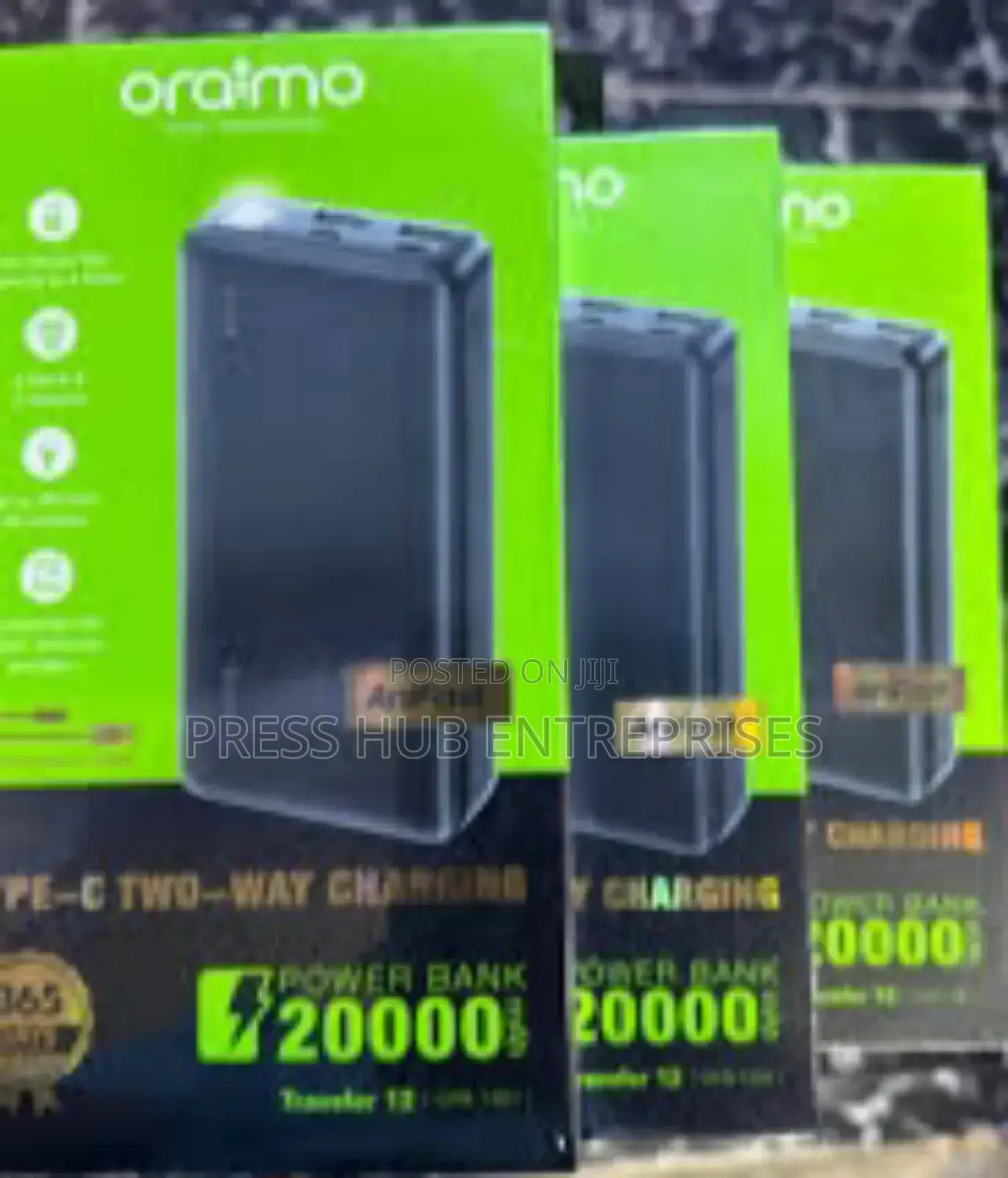 Oraimo Traveler 12 20000mah Power Bank.