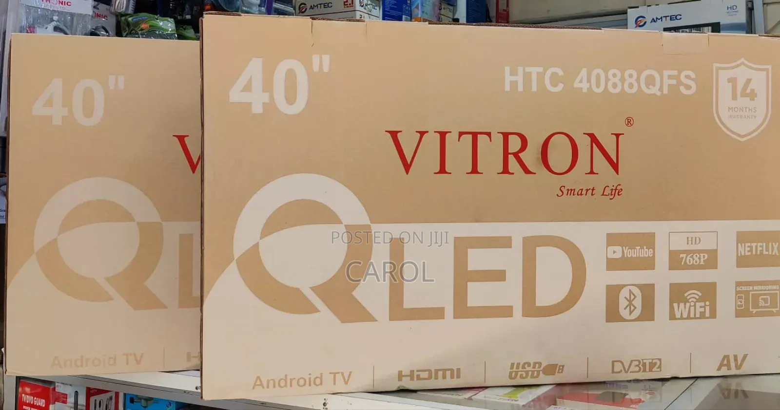 Vitron 40" Smart Android Bt Qled