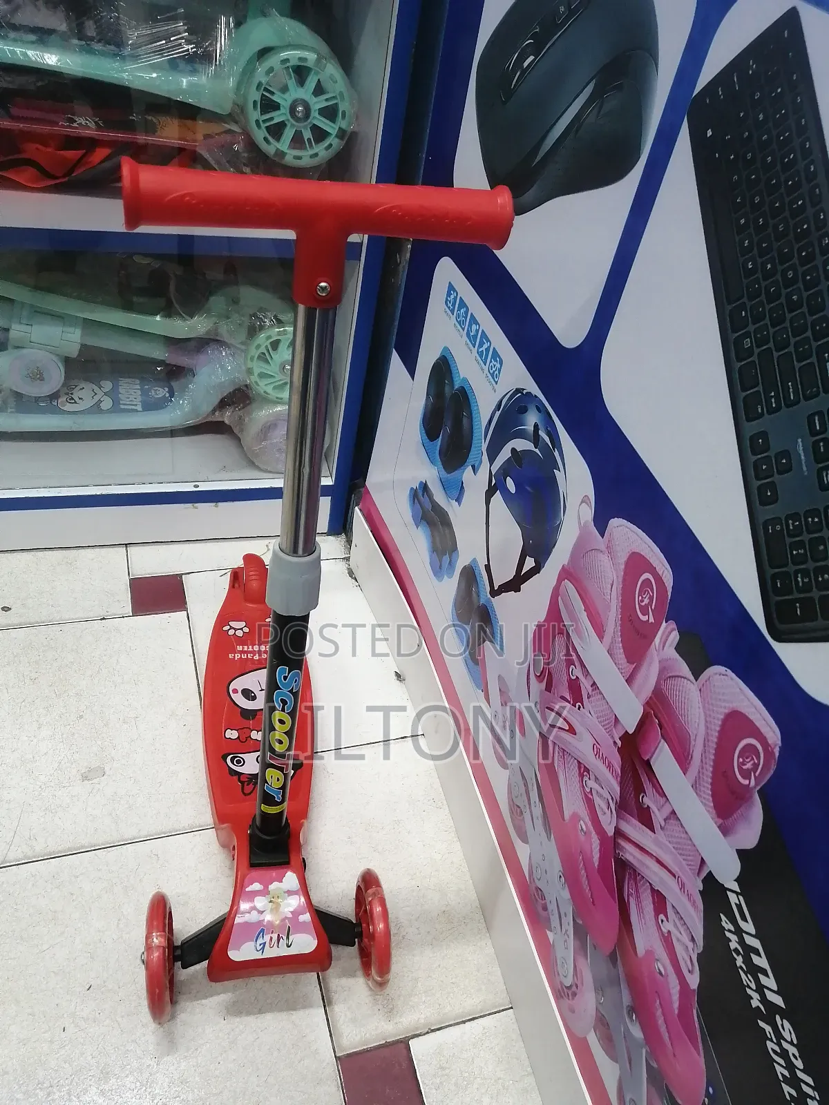 Cute Panda Unisex Scooters