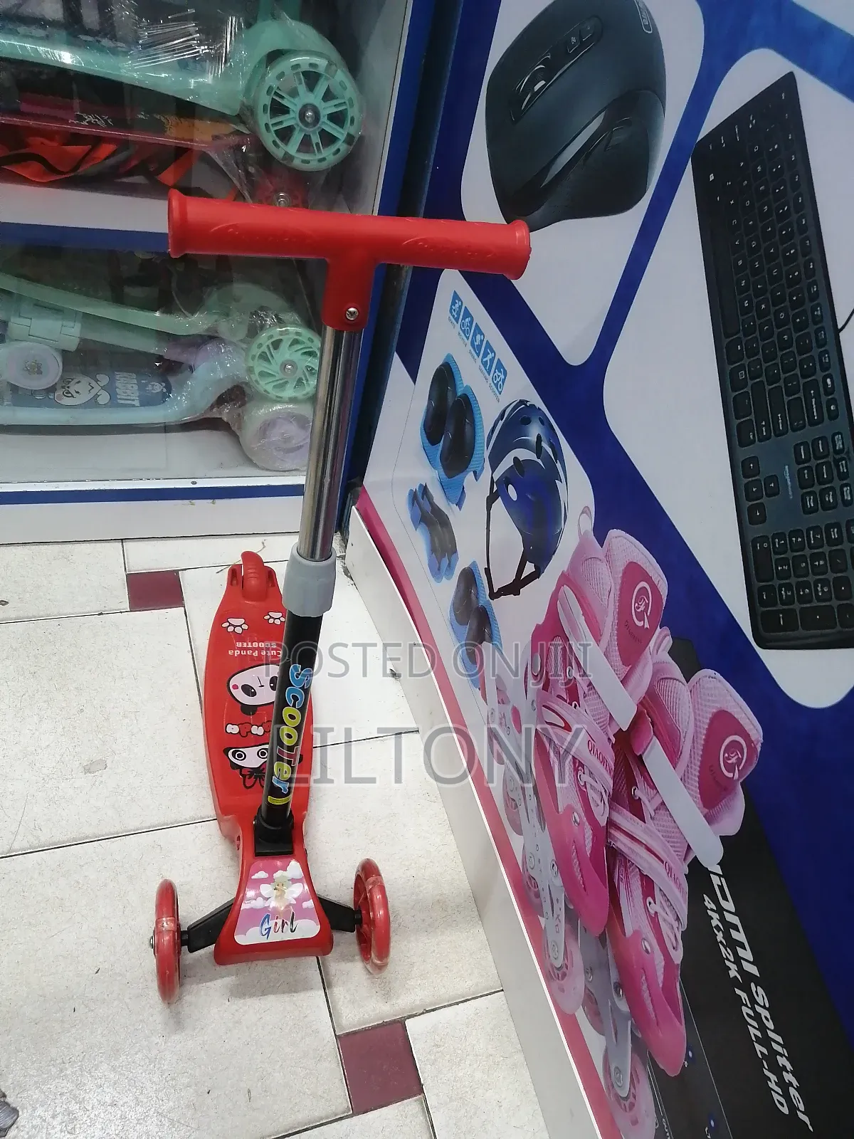 Cute Panda Unisex Scooters