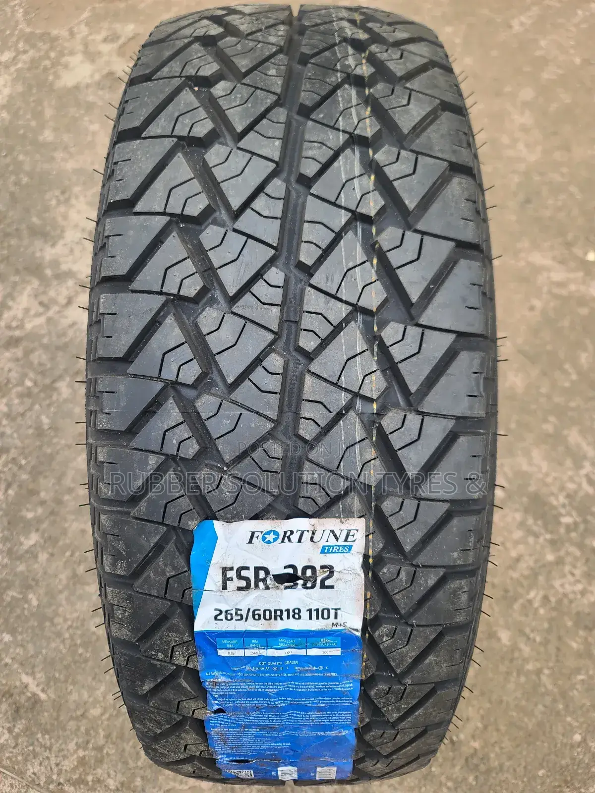 265/60r18 Fortune Tires 110t Fsr302