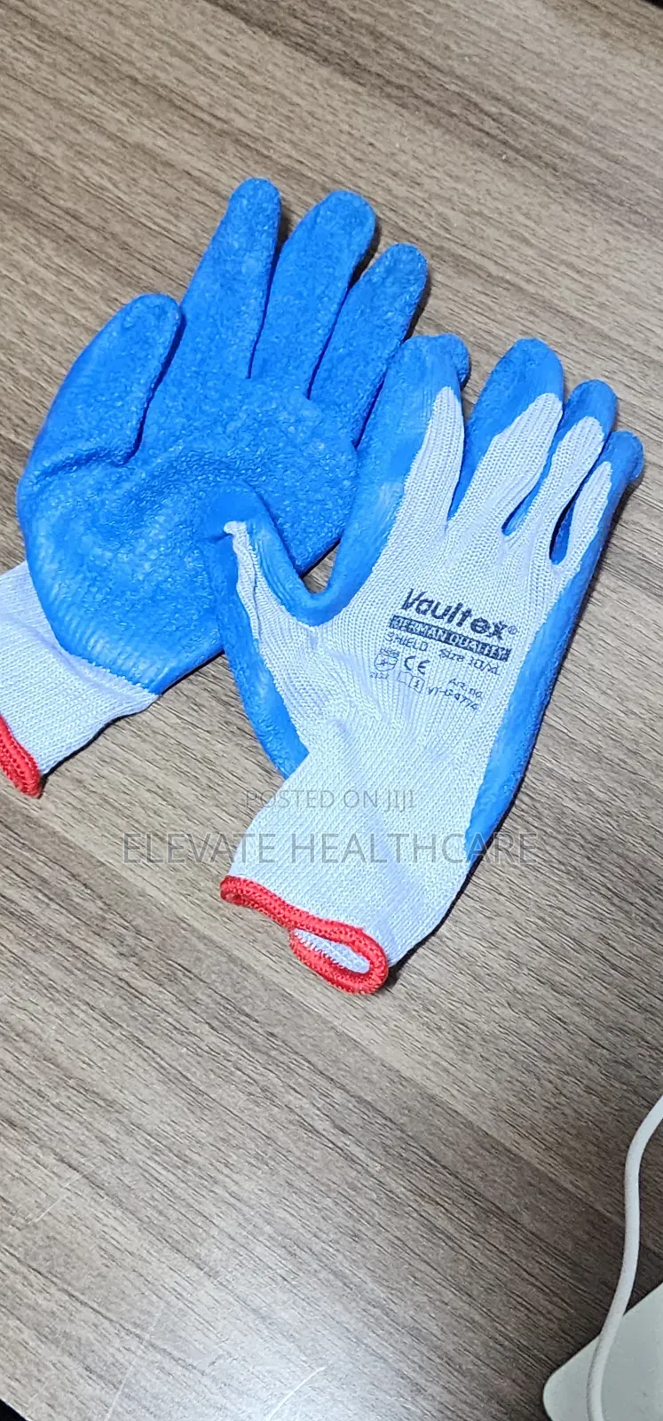 Vaultex Diamond Grip Gloves,Latex Coated Safety Gloves