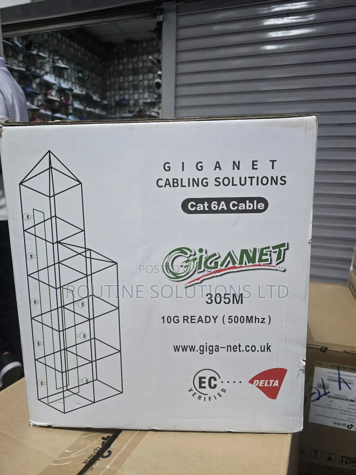 Giganet Cable Cat6a 305m Roll