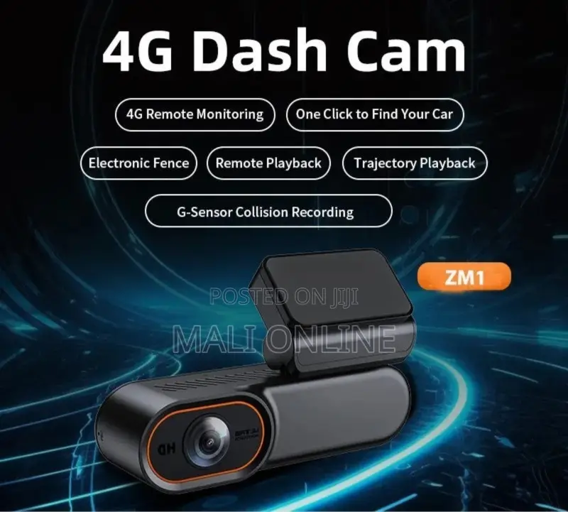 4g Lte Dash Cam 1080p GPS Car Camera Sim Remote Live Vew Cloud Storage