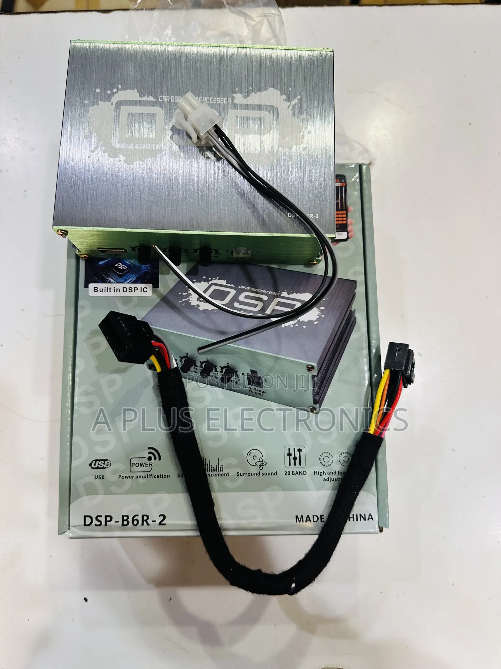 DSP Car Amplifier With Equalizer 6 Channel Super Clear Sound Output