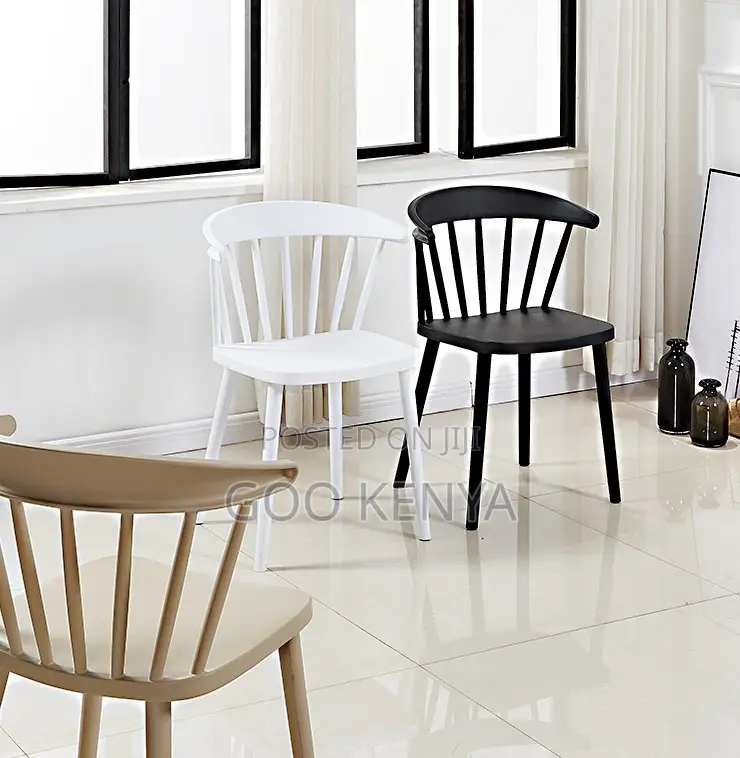 Home Chair; Modern Dining Chair With Heavy-duty Polypropylene Frame