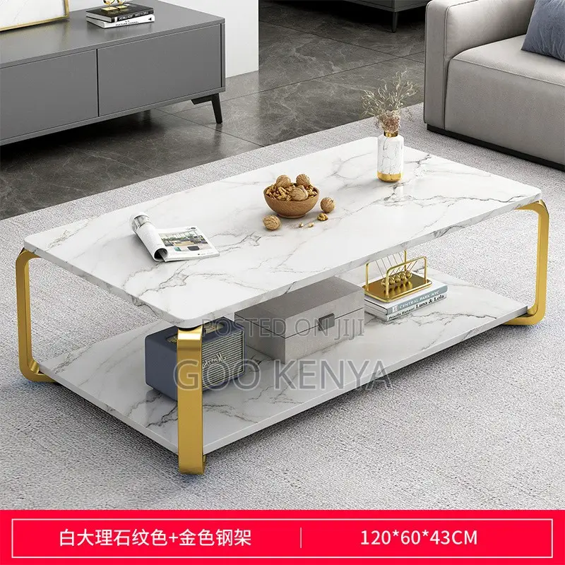 Home Table; Contemporary Coffee And Side Table Set With Sleek Design