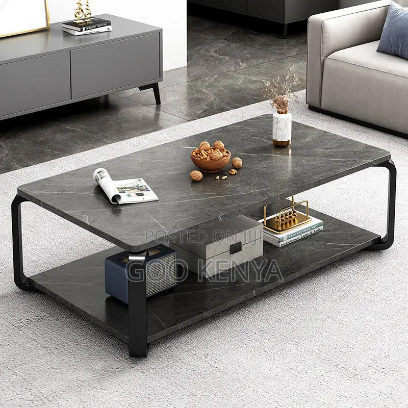 Home Table; Contemporary Coffee And Side Table Set With Sleek Design