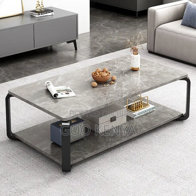 Home Table; Contemporary Coffee And Side Table Set With Sleek Design