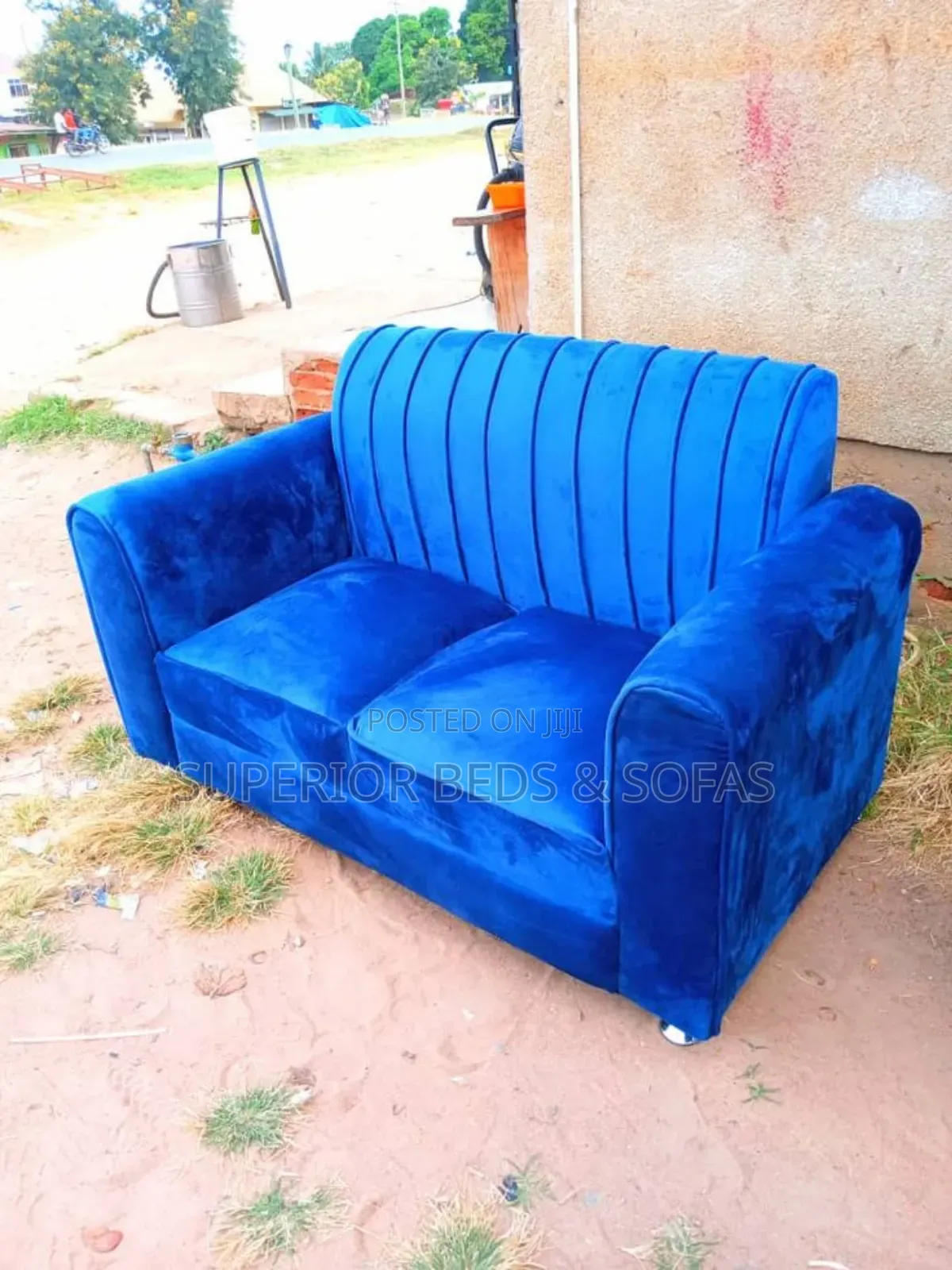 Cobalt Channel 2 Seater Sofa