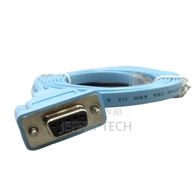 Cisco Systems 9-Pin Db9 Female Console Cable Rs232 Serial Port to Rj4