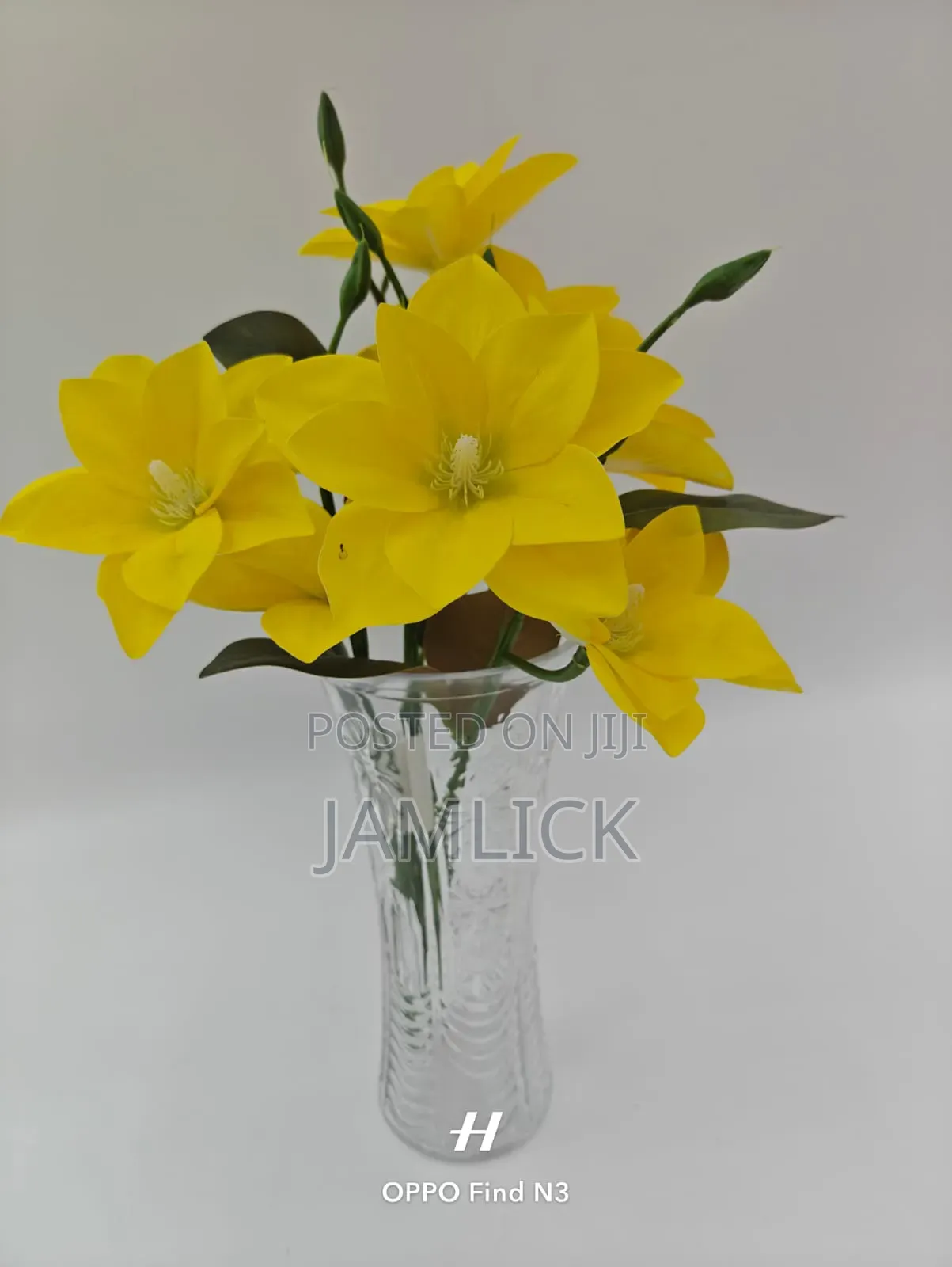 Glass Vase With Flower - Cd