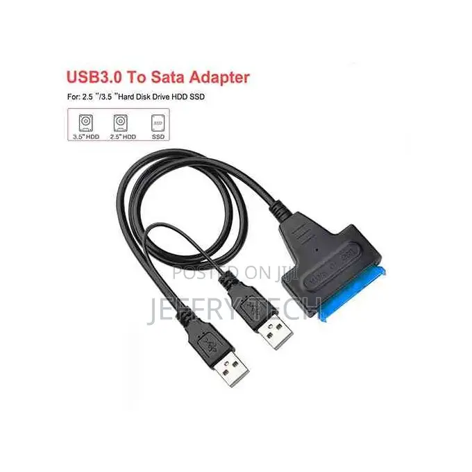 Usb 3.0 to Sata Cable Adapter Supports 2.5" HDD/SSD Hard Drives