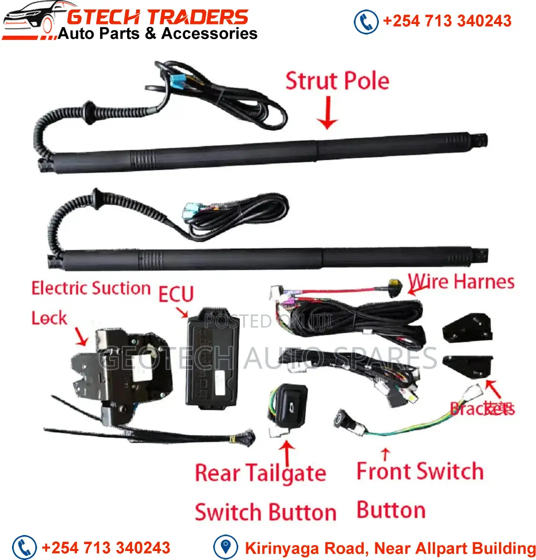 Toyota Harrier Electric Boot Shocks / Power Tailgate Kit- New Model