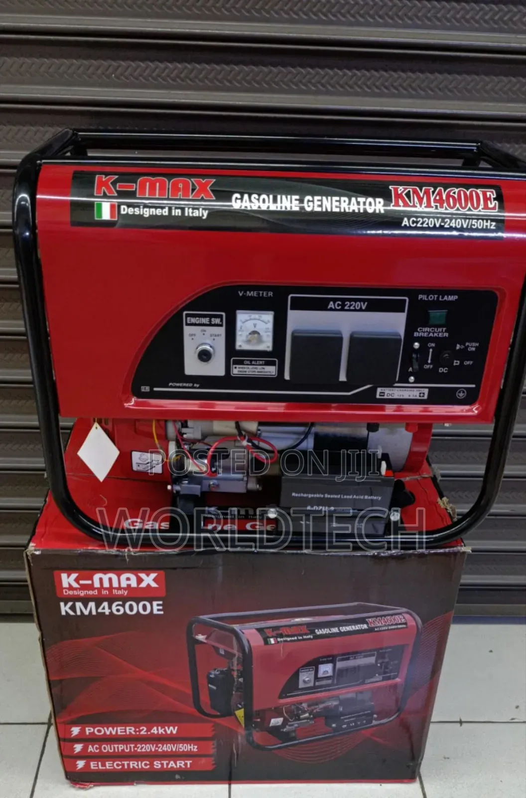 K Max Power Generator/2kva K Max Key Start Generator