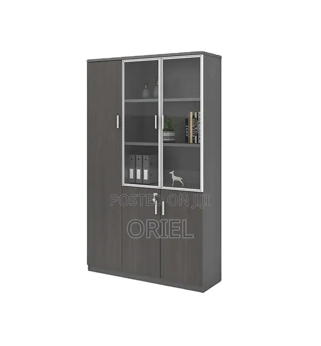Modern Office Cabinet : Office 3-Door Wooden Cabinet