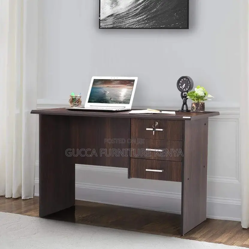 120cm Writing Study Desk With Drawers