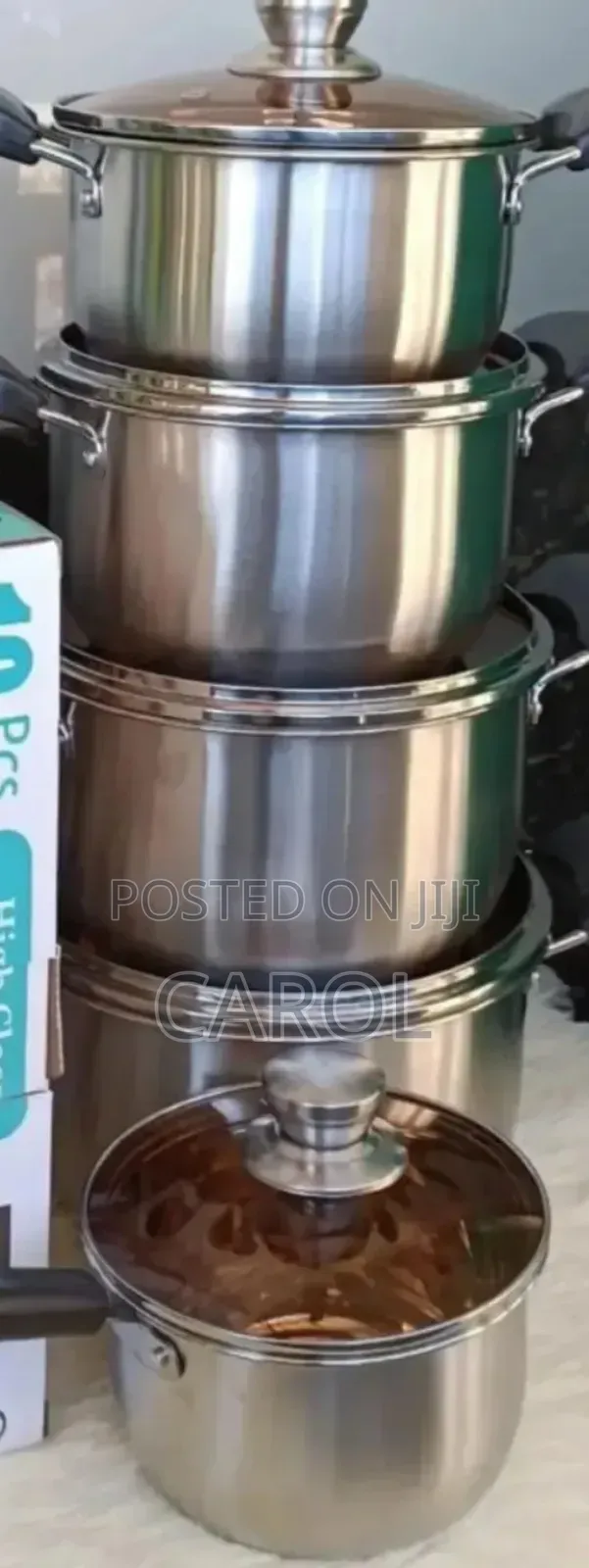 James Pot Stainless Sufuria Available