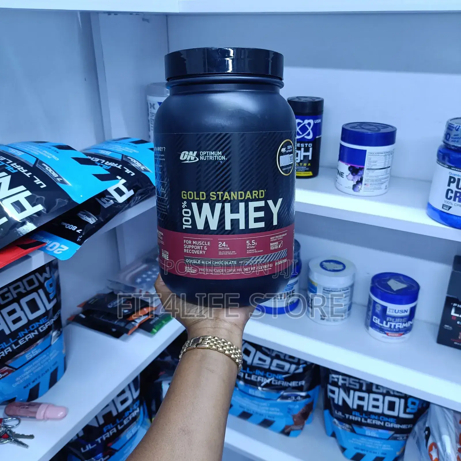 On Gold Standard 100% Whey Protein - Cookies Cream (24g Protein)
