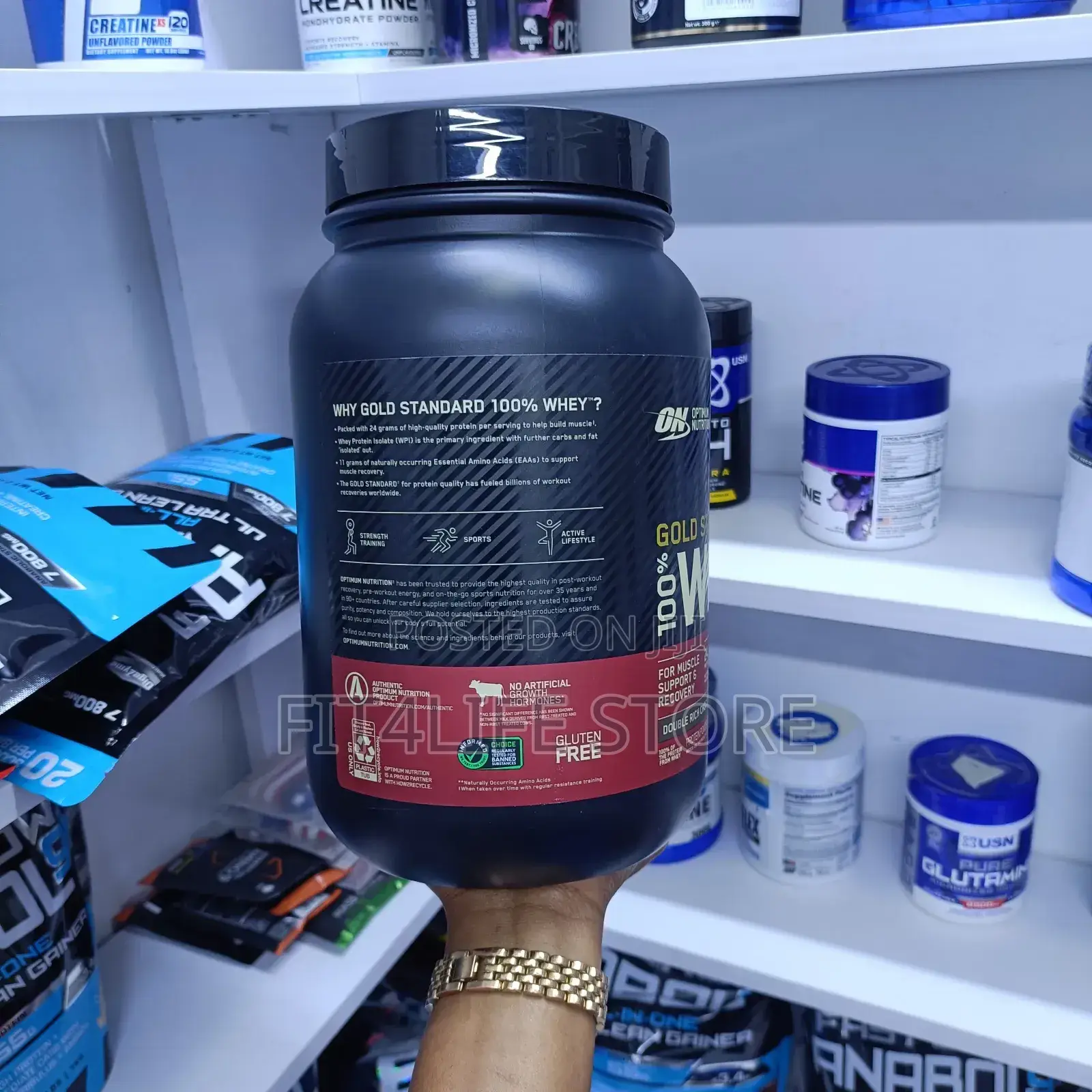 On Gold Standard 100% Whey Protein - Cookies Cream (24g Protein)