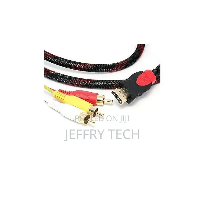 Hdmi to Rca Cable,1080p Hdmi Male to 3-Rca Video Audio Av Cable