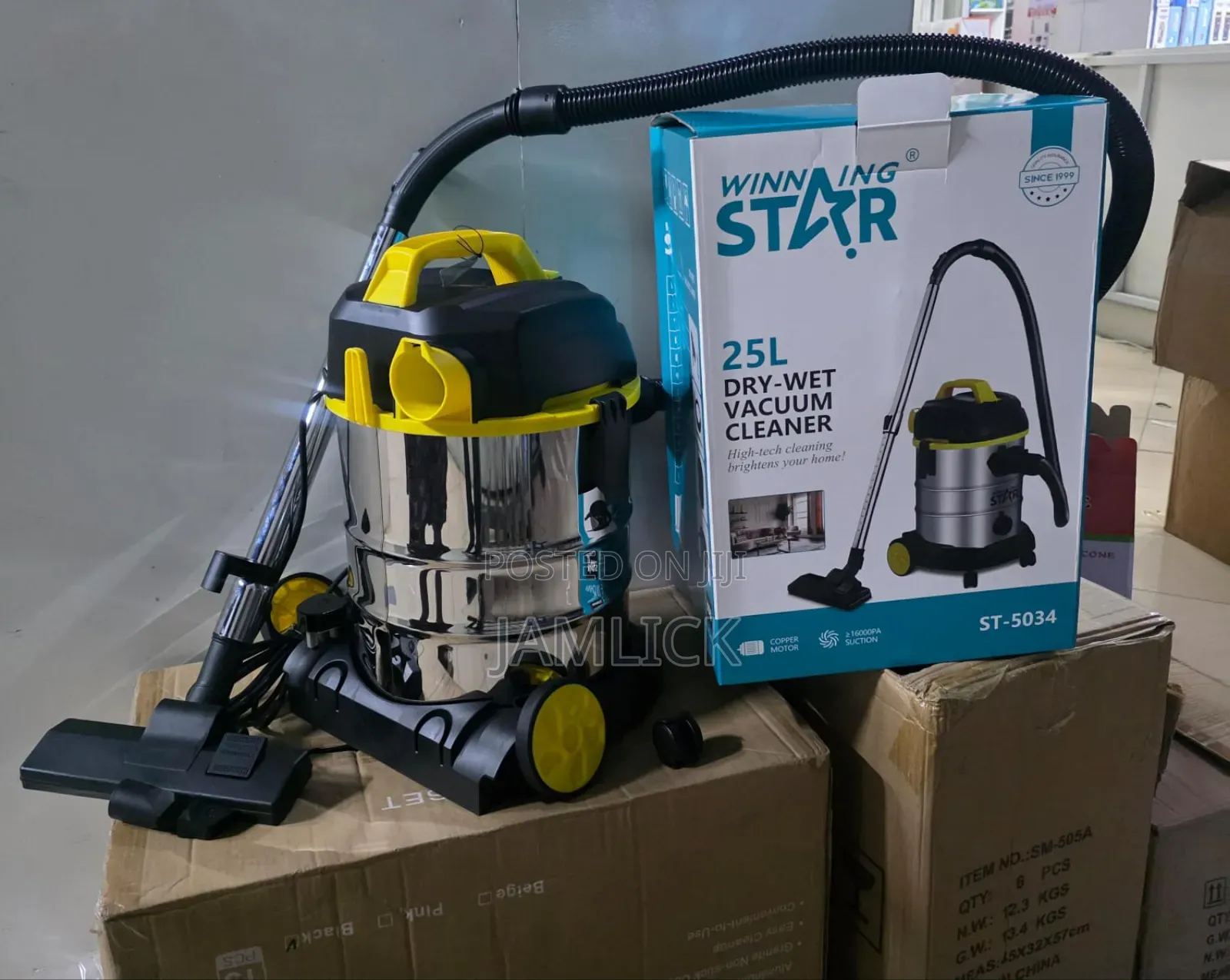 Winning Star 25 Litres Wet Dry Vacuum Cleaner – Jm