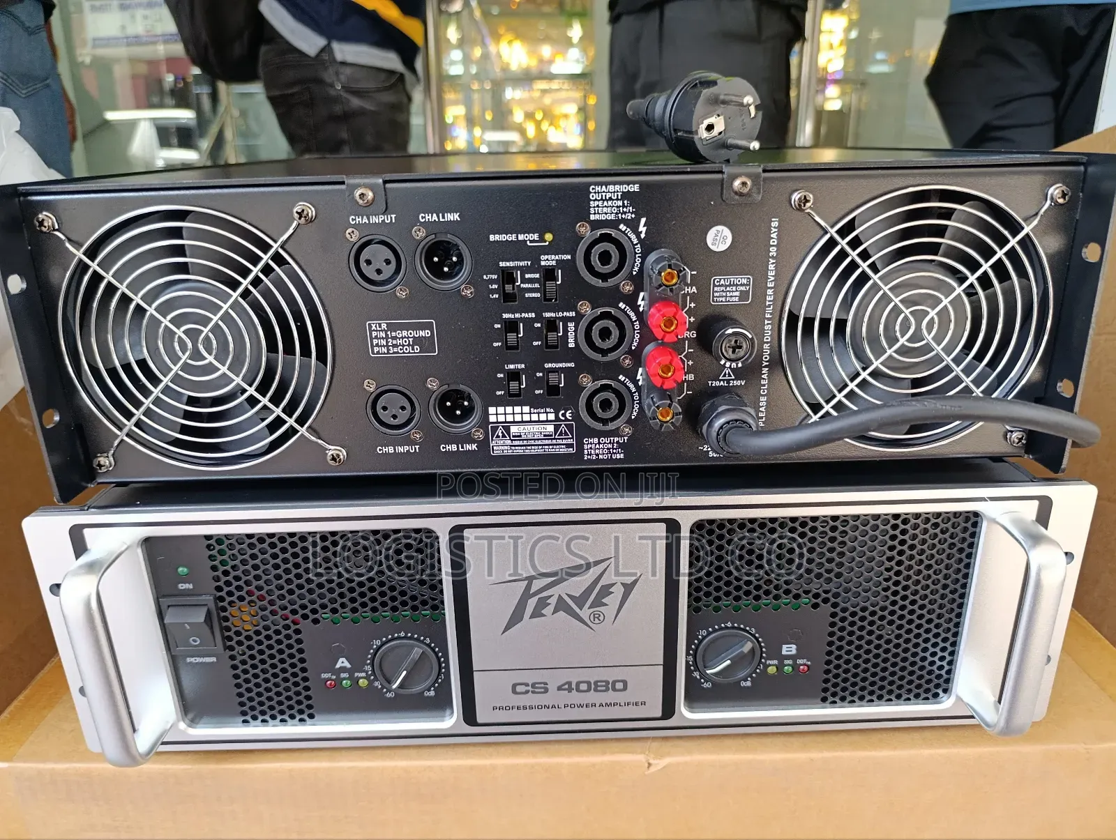 Peavey Cs4080 With Hi-Pass and Low Pass Stereo Power Amplifier