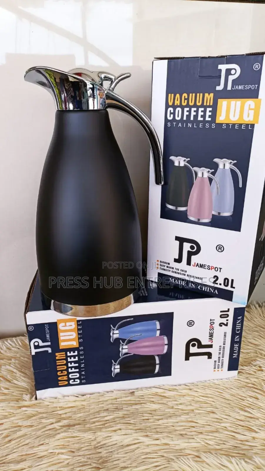 2.0l Stainless Steel Vacuum Coffee Jug; 