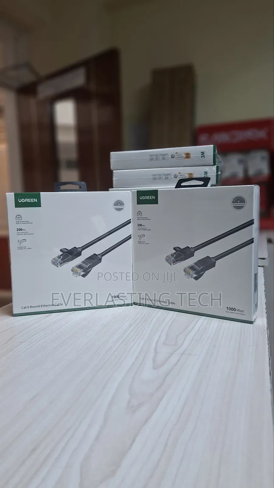 Ugreen Cat6 Utp Ethernet Cable 3m Black
