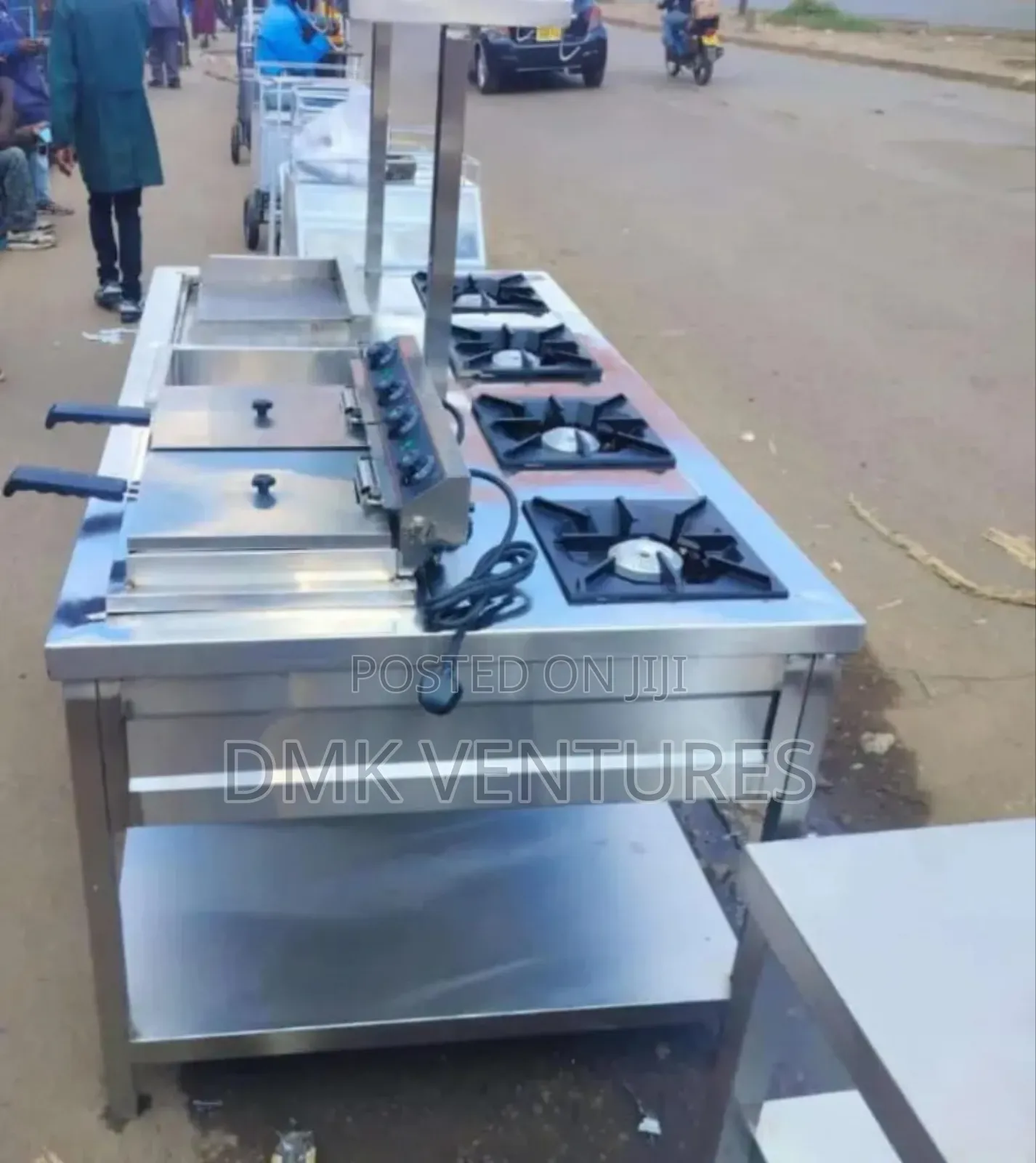 Compact Stainless Modern Kitchen Combined Cooker Set