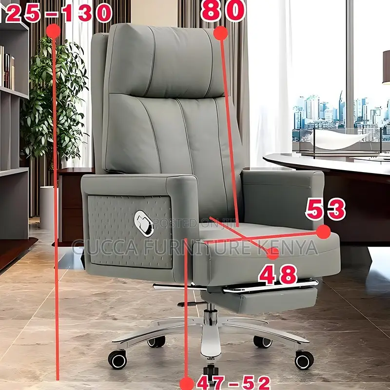 Executive Leather High-back Boss Chair