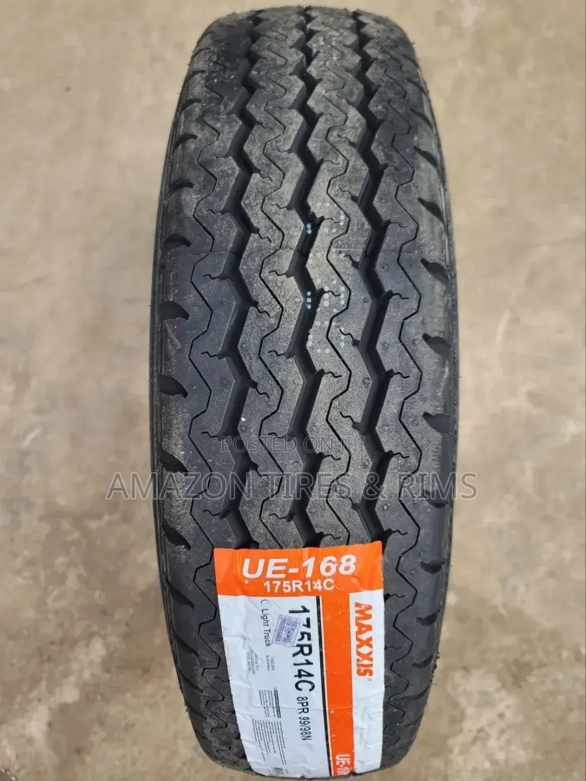 175r14 C Maxxis Tires 8pr [Ue-168] Made In Thailand