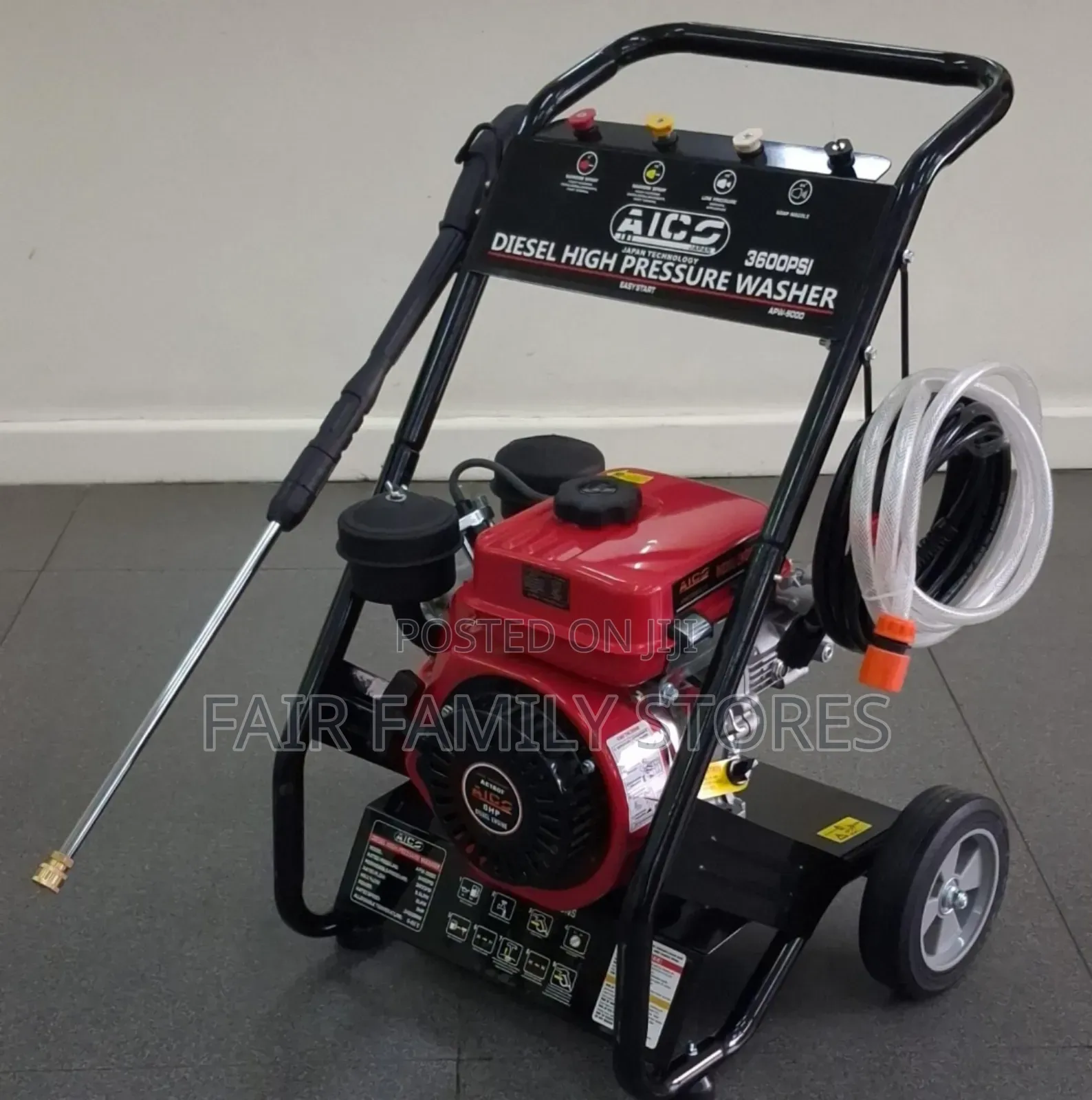 Aico Japan *Diesel* Pressure Washer 3600psi With *8hp Diesel Engine