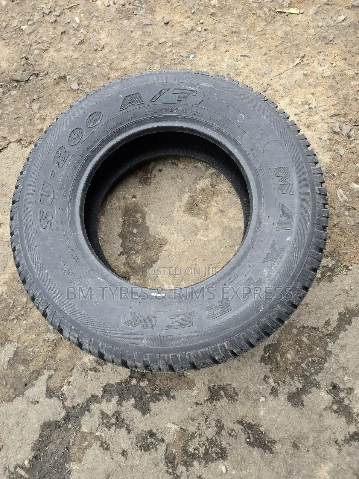 245 /70 R16 Maxtrek Tyres (All Terrein) Commercial.