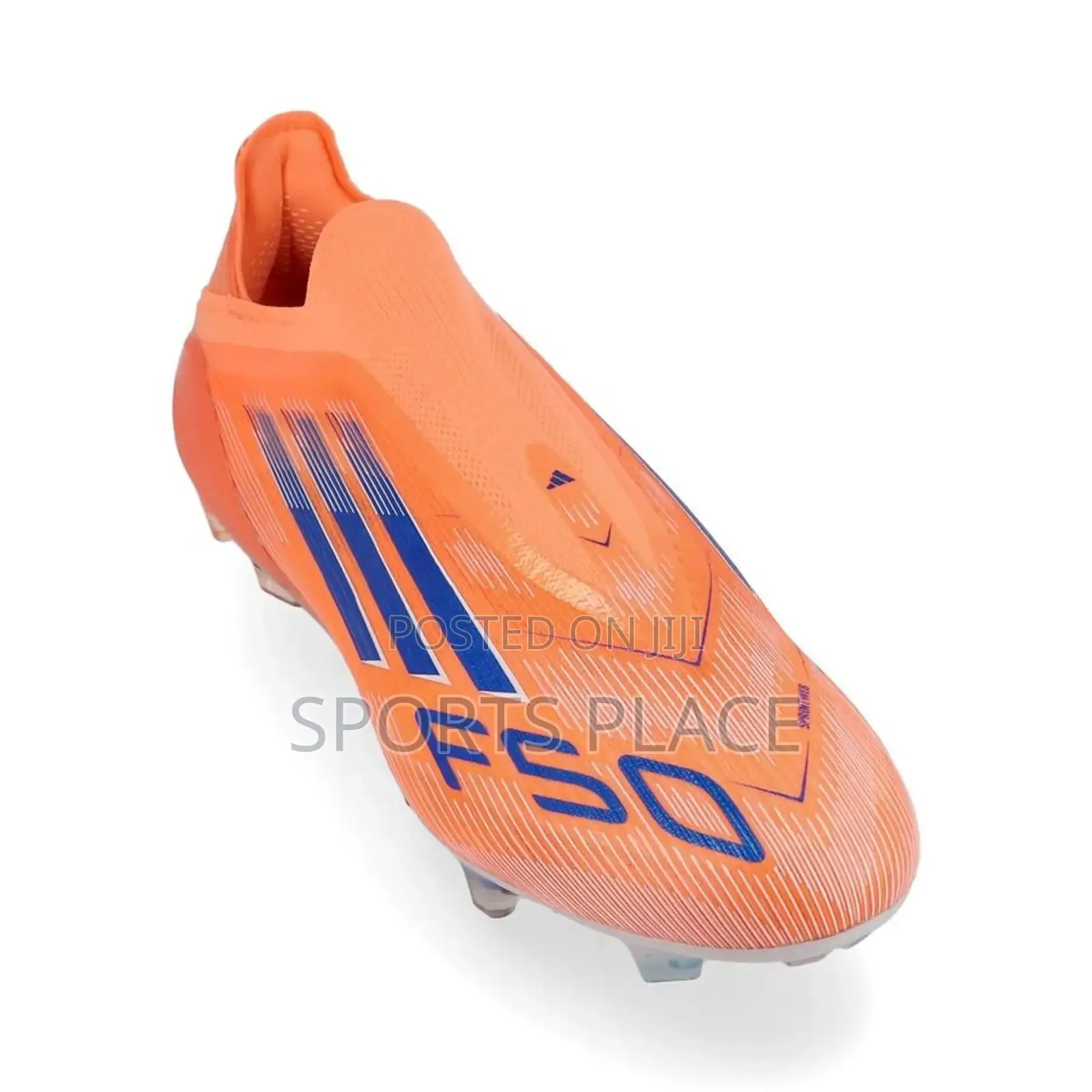 F50 Elite Laceless Beam Orange Fg Coral Blaze Soccer Footwear