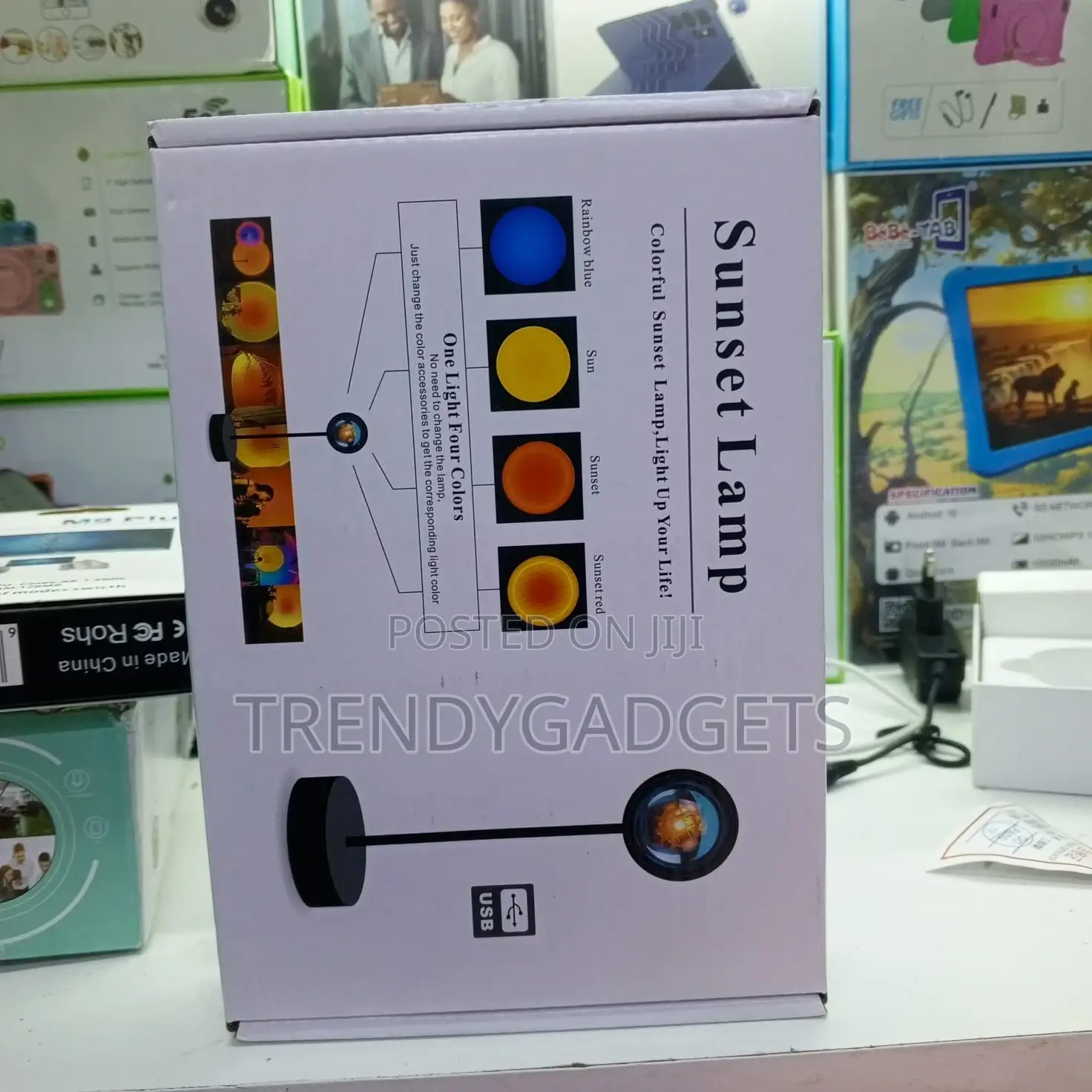 Colorful Sunset Projection Lamp for Relaxing Ambience