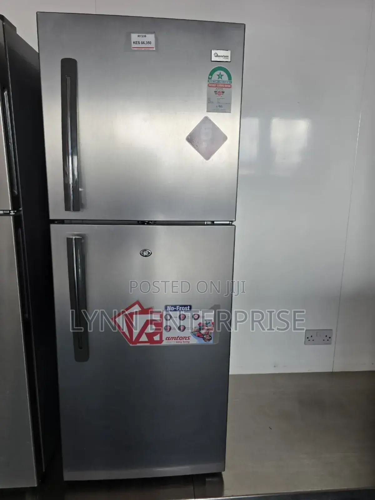 Ramtons Rf/239-196 Litres Double Door No Frost-Silver (1yr Wrty)