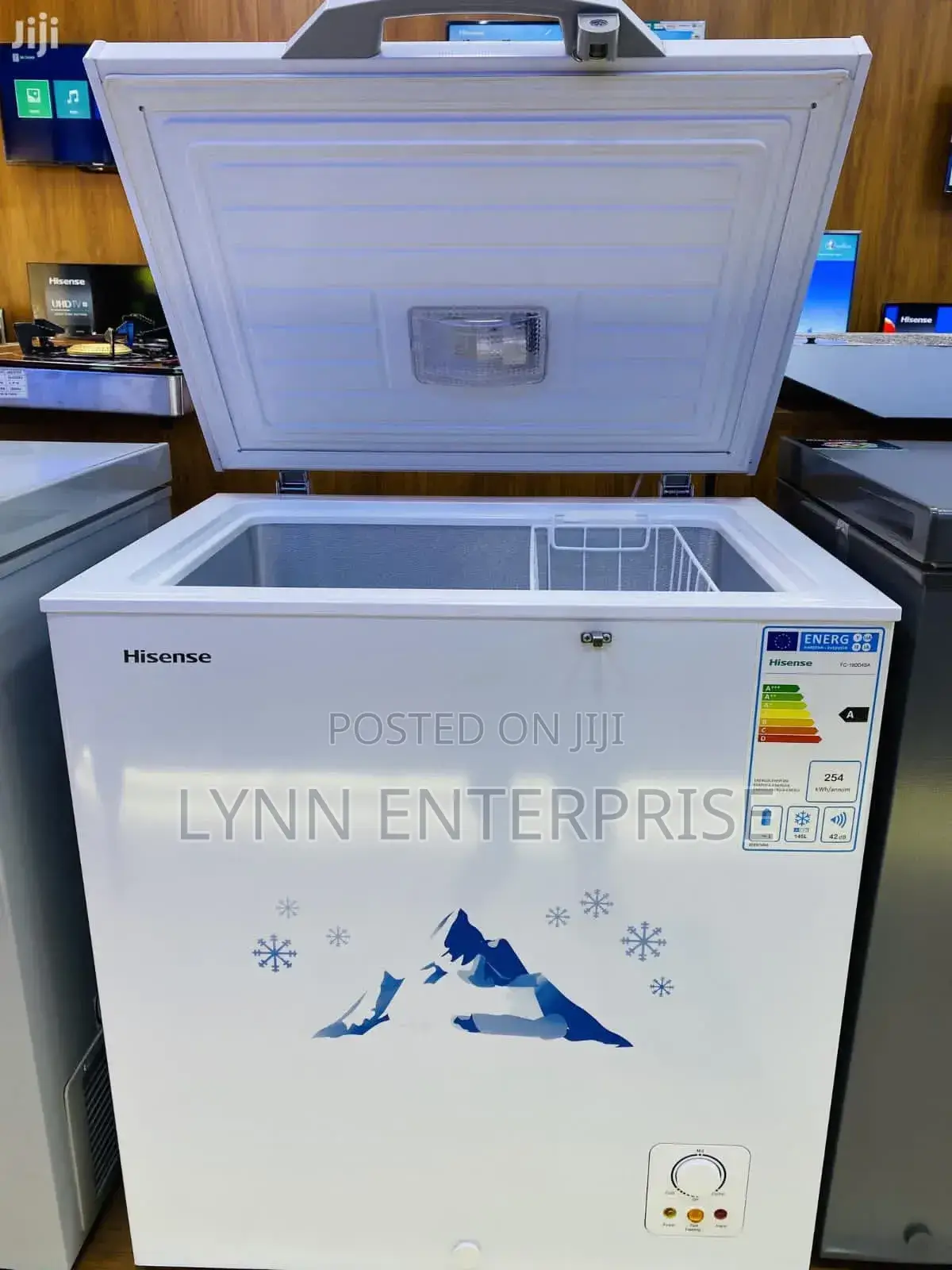 Hisense Freezer ;
Freezers 
142litres