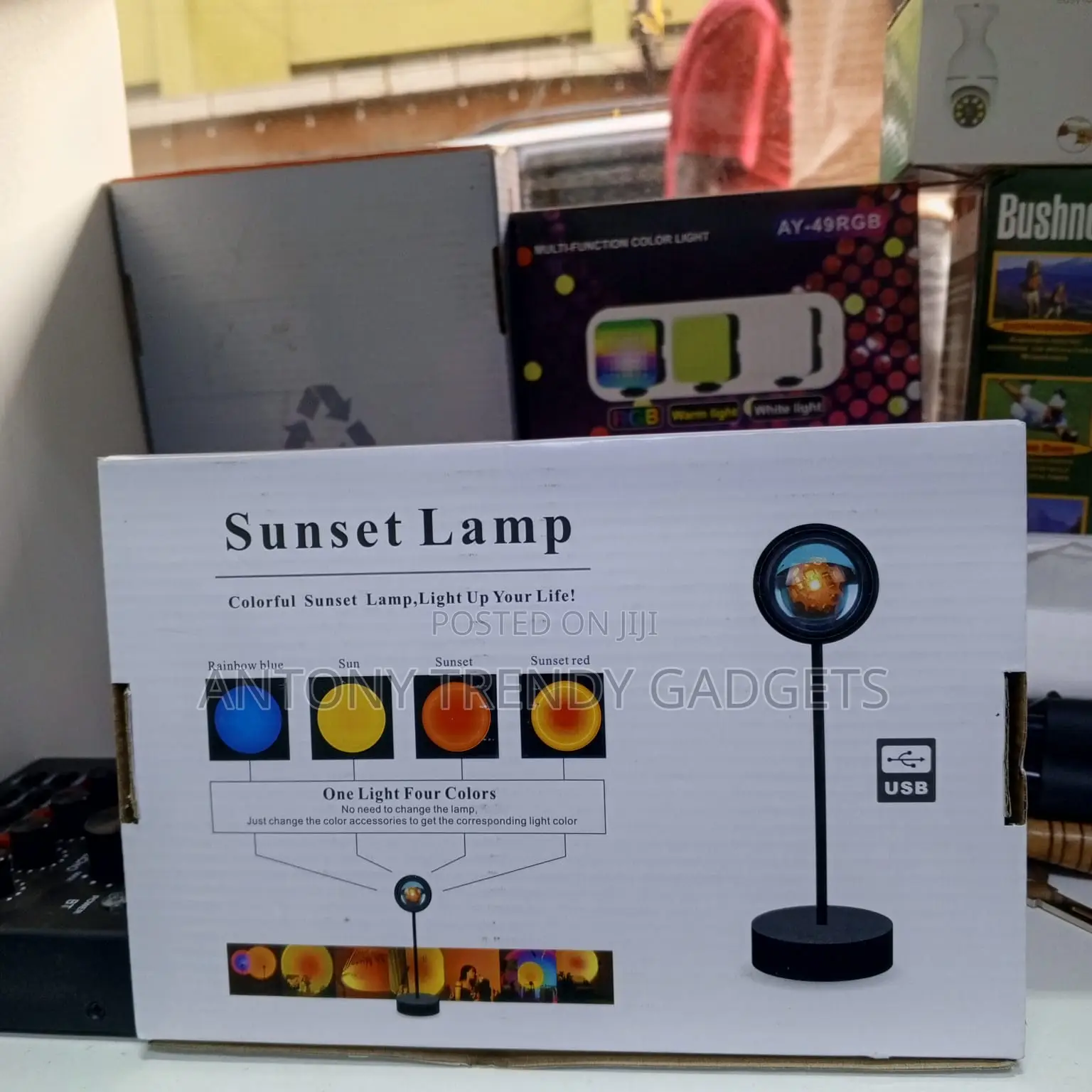 Adjustable Sunset Projection Lamp Led Mood Light