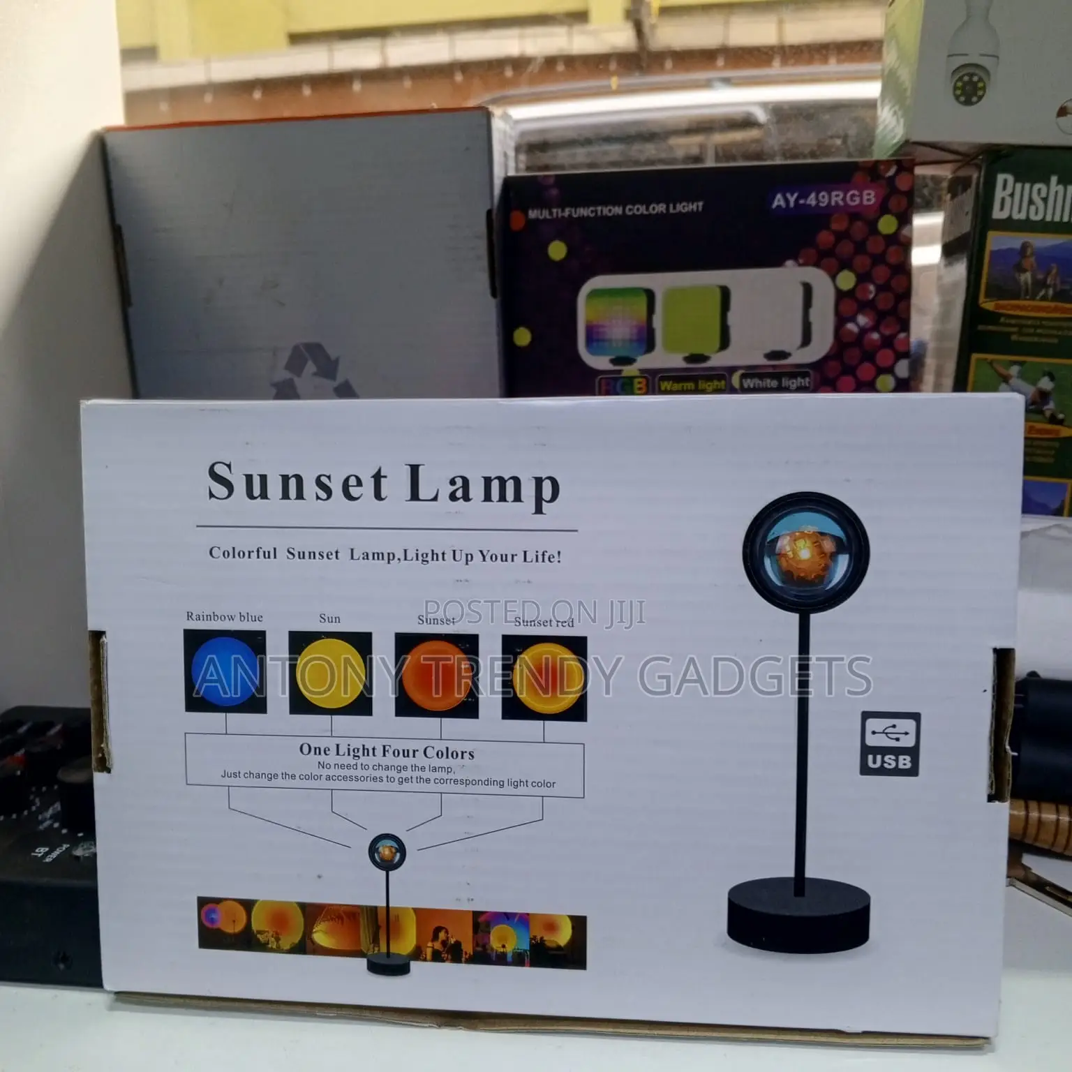 Adjustable Sunset Projection Lamp Led Mood Light