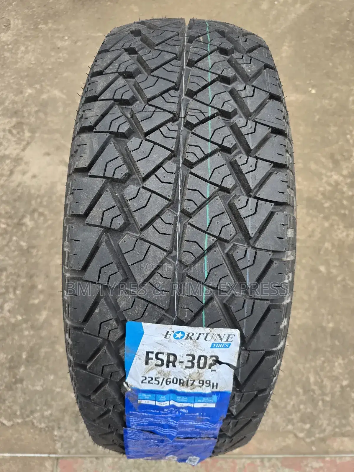 225 /60 R17 Fortune Tyres (All Terrein)